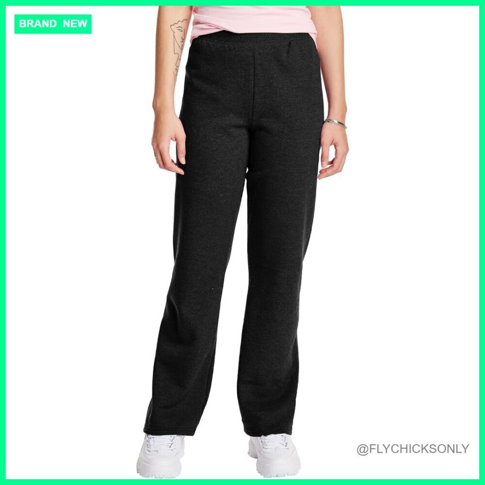 Women's EcoSmart Fleece Sweatpants, Open Bottom Leg, Pocketless, 30" Inseam